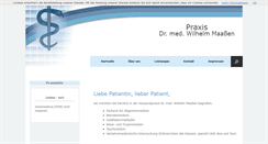 Desktop Screenshot of doc-maassen.de