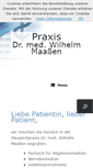 Mobile Screenshot of doc-maassen.de
